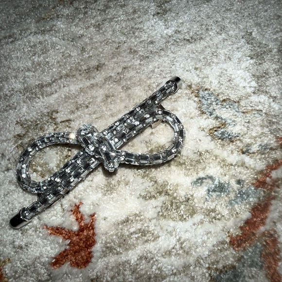 Made in France Rhinestone hair barrette - Picture 4 of 6